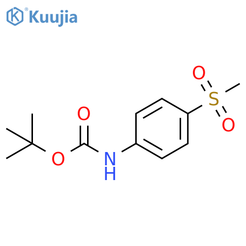 tert-butyl (4-(methylsulfonyl)phenyl)carbamate structure