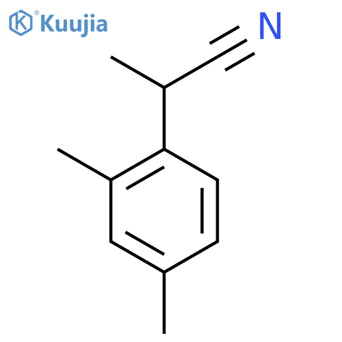 2-(2,4-dimethylphenyl)propanenitrile structure