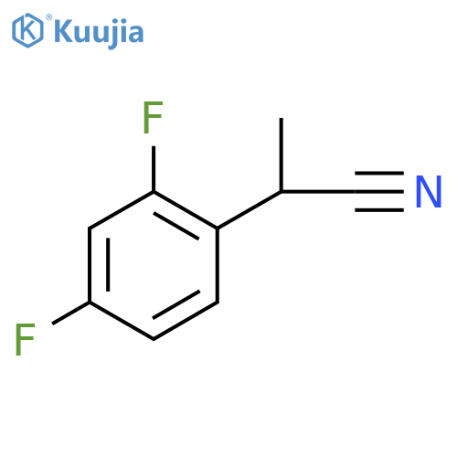 2-(2,4-DIFLUOROPHENYL)PROPANENITRILE structure
