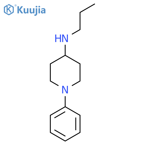 1-phenyl-N-propylpiperidin-4-amine structure