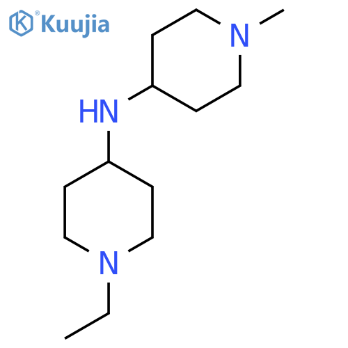 1-ethyl-N-(1-methylpiperidin-4-yl)piperidin-4-amine structure