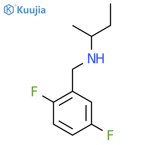 (butan-2-yl)(2,5-difluorophenyl)methylamine structure