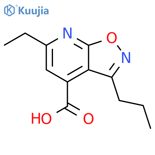6-Ethyl-3-propyl-1,2oxazolo5,4-bpyridine-4-carboxylic Acid structure