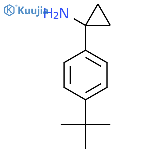 1-(4-Tert-butylphenyl)cyclopropan-1-amine structure