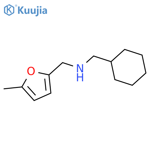(cyclohexylmethyl)(5-methylfuran-2-yl)methylamine structure