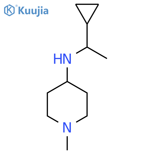 N-(1-Cyclopropylethyl)-1-methylpiperidin-4-amine structure