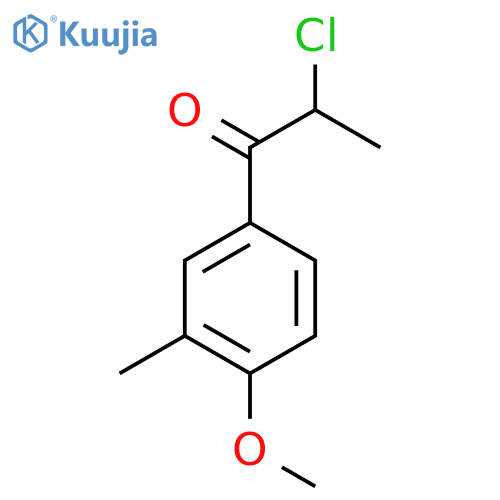 4-(2-Chloropropanoyl)-2-methylanisole structure