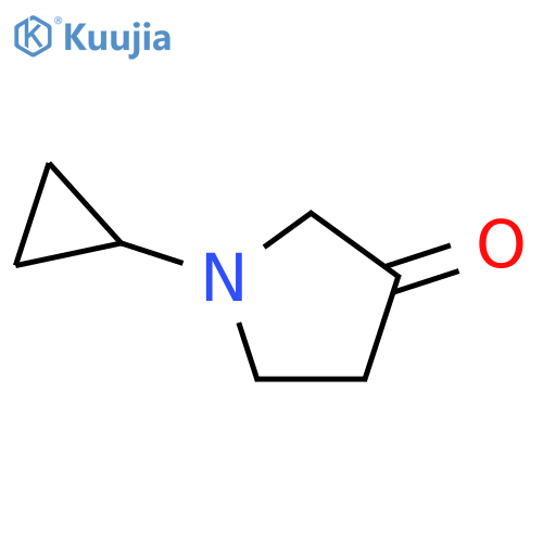 1-cyclopropylpyrrolidin-3-one structure