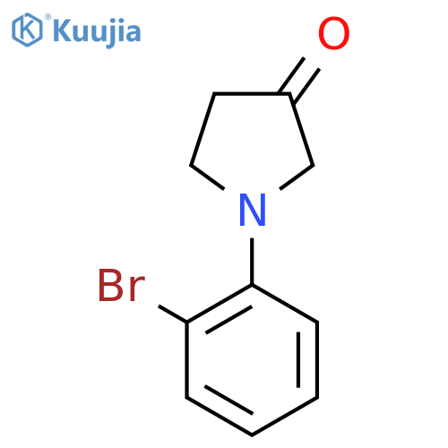 1-(2-Bromophenyl)pyrrolidin-3-one structure