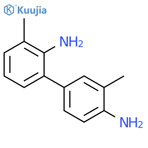 [1,1'-Biphenyl]-2,4'-diamine, 3,3'-dimethyl- structure