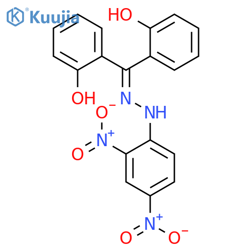 Methanone, bis(2-hydroxyphenyl)-, (2,4-dinitrophenyl)hydrazone structure