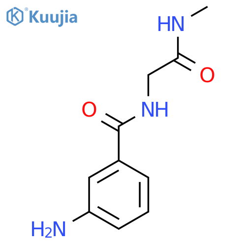2-(3-Aminophenyl)formamido-N-methylacetamide structure