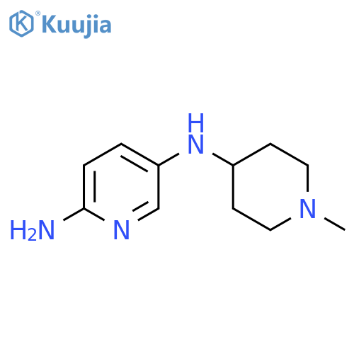 N5-(1-Methyl-piperidin-4-yl)-pyridine-2,5-diamine structure