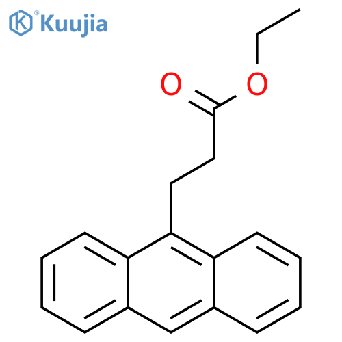 9-Anthracenepropanoic Acid Ethyl Ester structure