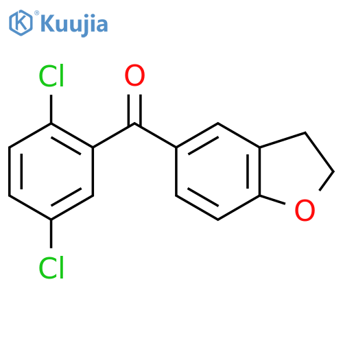 5-(2,5-Dichlorobenzoyl)-2,3-dihydro-1-benzofuran structure