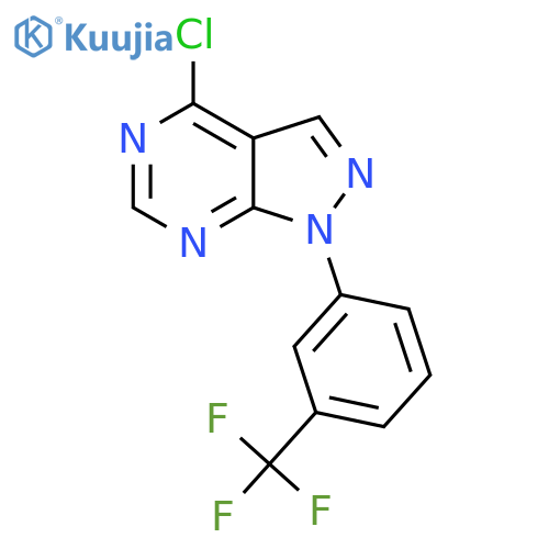 4-Chloro-1-(3-(trifluoromethyl)phenyl)-1H-pyrazolo[3,4-D]pyrimidine structure
