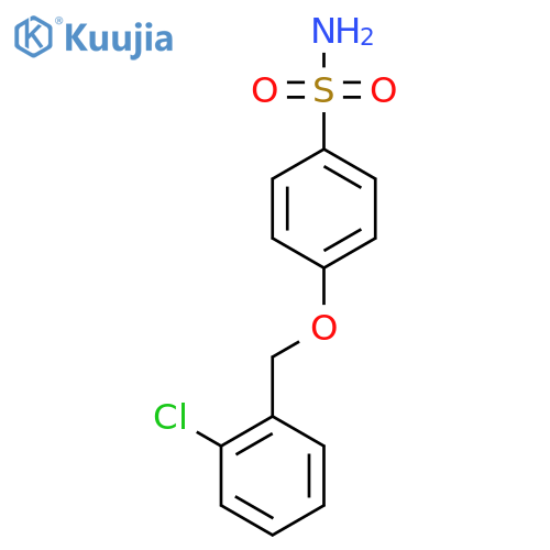 4-(2-Chlorophenyl)methoxybenzene-1-sulfonamide structure
