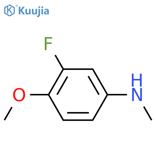 3-fluoro-4-methoxy-N-methylaniline structure