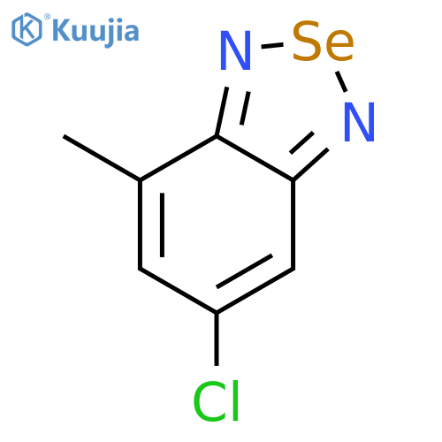 2,1,3-Benzoselenadiazole, 6-chloro-4-methyl- structure