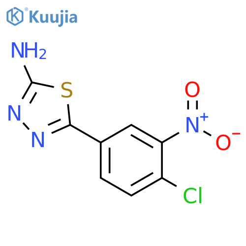 5-(4-Chloro-3-nitrophenyl)-1,3,4-thiadiazol-2-ylamine structure