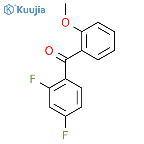 (2,4-Difluorophenyl)(2-methoxyphenyl)methanone structure