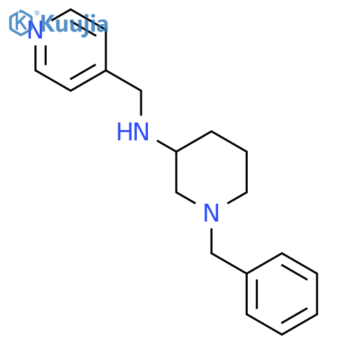 1-benzyl-N-(pyridin-4-ylmethyl)piperidin-3-amine structure