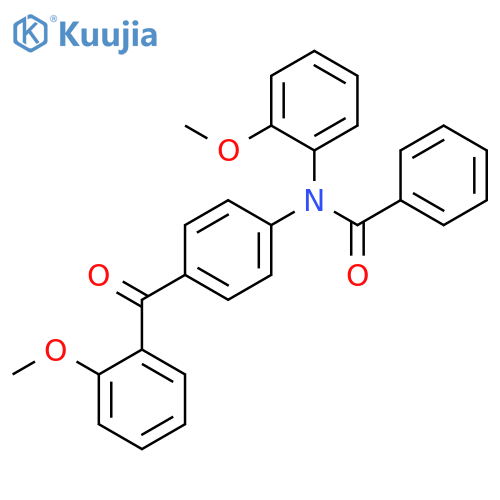 Benzamide, N-[4-(2-methoxybenzoyl)phenyl]-N-(2-methoxyphenyl)- structure