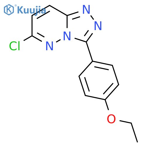 6-chloro-3-(4-ethoxyphenyl)-[1,2,4]triazolo[4,3-b]pyridazine structure