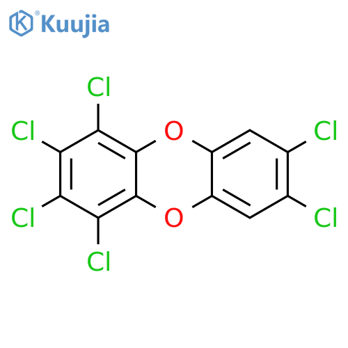1,2,3,4,6,8-Hexachloro13C12dibenzo-p-dioxin structure