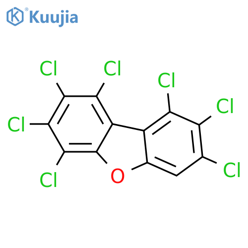 1,\u200b2,\u200b3,\u200b4,\u200b7,\u200b8,\u200b9-Heptachloro-dibenzofuran-\u200b13C12 structure