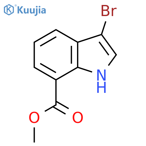 Methyl 3-bromo-1H-indole-7-carboxylate structure