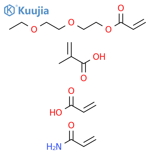 2-Propenoicacid,2-methyl-,polymerwith2-(2-ethoxyethoxy)ethyl2-propenoate,2-propenamideand2-propenoicacid structure