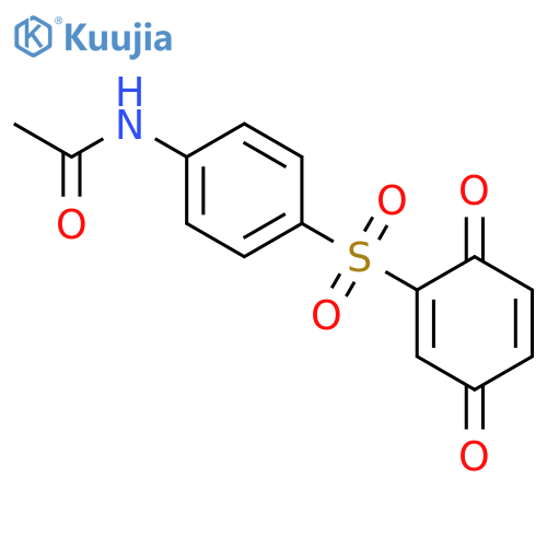Acetamide,N-[4-[(3,6-dioxo-1,4-cyclohexadien-1-yl)sulfonyl]phenyl]- structure