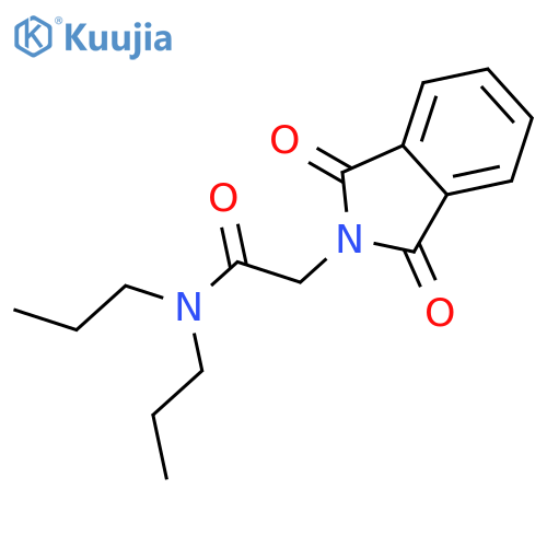 2-(1,3-dioxo-1,3-dihydro-2H-isoindol-2-yl)-N,N-dipropylacetamide structure