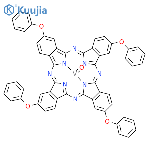 Vanadium,oxo[2,9,16,23-tetraphenoxy-29H,31H-phthalocyaninato(2-)-kN29,kN30,kN31,kN32]-, (SP-5-12)- structure