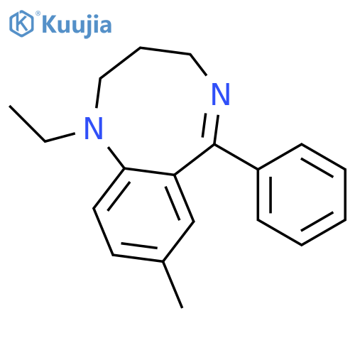 1,5-Benzodiazocine, 1-ethyl-1,2,3,4-tetrahydro-8-methyl-6-phenyl- structure
