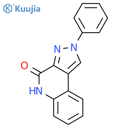 2-Phenyl-2H,4H,5H-pyrazolo3,4-cquinolin-4-one structure