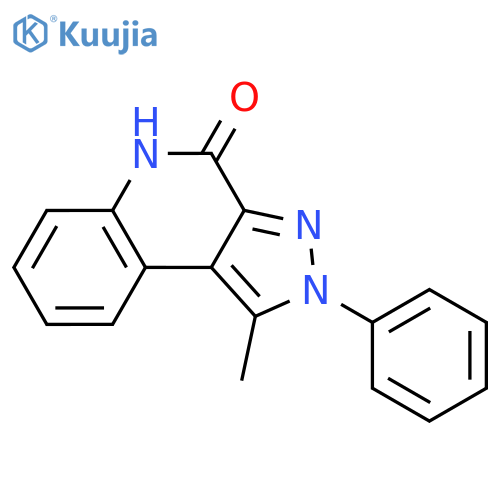 1-methyl-2-phenyl-5h-pyrazolo[3,4-c]quinolin-4-one structure