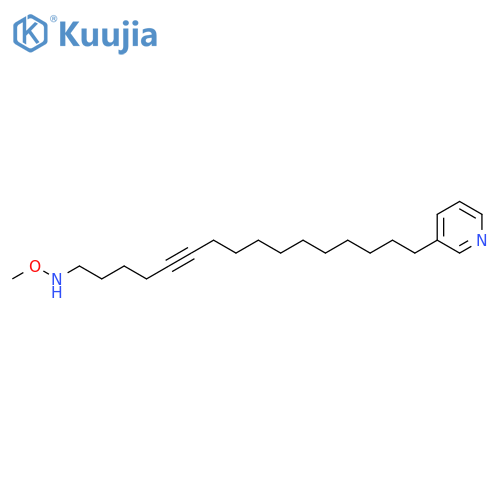 5-Hexadecyn-1-amine,N-methoxy-16-(3-pyridinyl)- structure