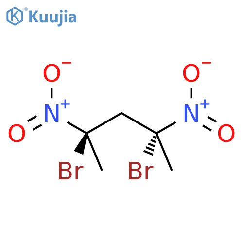 Pentane, 2,4-dibromo-2,4-dinitro-, (R*,R*)-(±)- structure