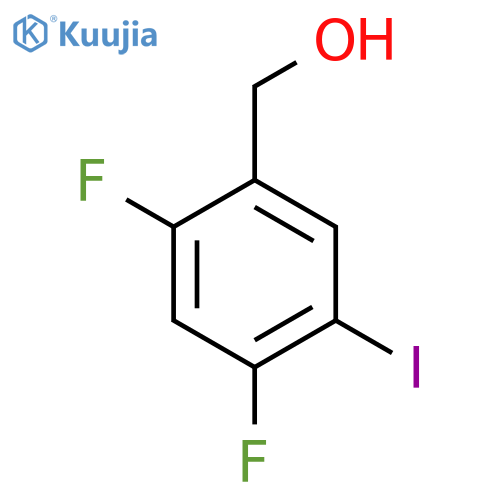 (2,4-Difluoro-5-iodo-phenyl)-Methanol structure