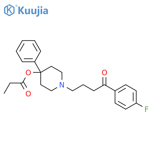 1-Butanone,1-(4-fluorophenyl)-4-[4-(1-oxopropoxy)-4-phenyl-1-piperidinyl]- structure
