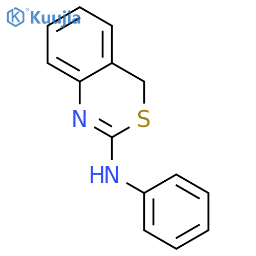 N-phenyl-4H-3,1-benzothiazin-2-amine structure