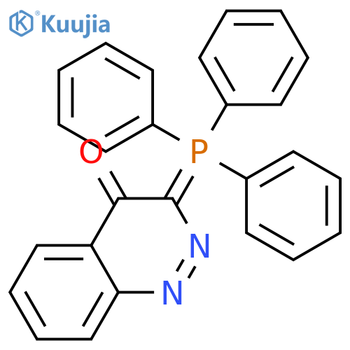 4(3H)-Cinnolinone, 3-(triphenylphosphoranylidene)- structure
