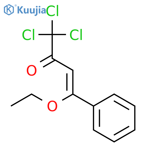 3-Buten-2-one, 1,1,1-trichloro-4-ethoxy-4-phenyl- structure