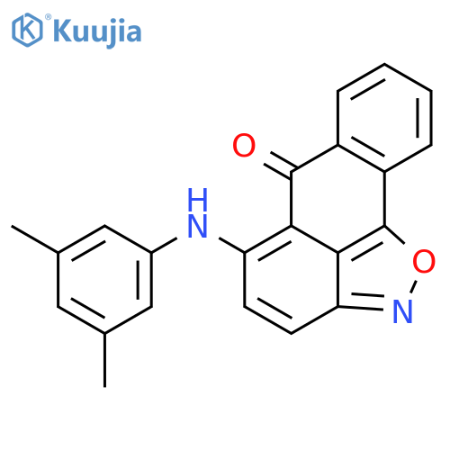6H-Anthra[1,9-cd]isoxazol-6-one, 5-[(3,5-dimethylphenyl)amino]- structure