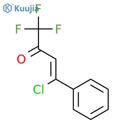 3-Buten-2-one, 4-chloro-1,1,1-trifluoro-4-phenyl-, (Z)- structure