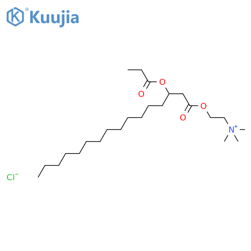 Ethanaminium,N,N,N-trimethyl-2-[[1-oxo-3-(1-oxopropoxy)hexadecyl]oxy]-, chloride, (+)- (9CI) structure