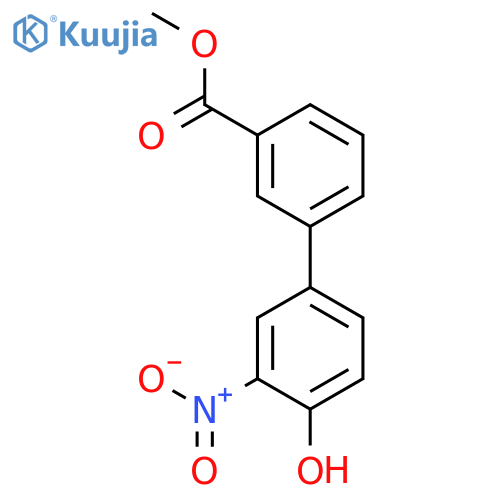 methyl 3-(4-hydroxy-3-nitrophenyl)benzoate structure