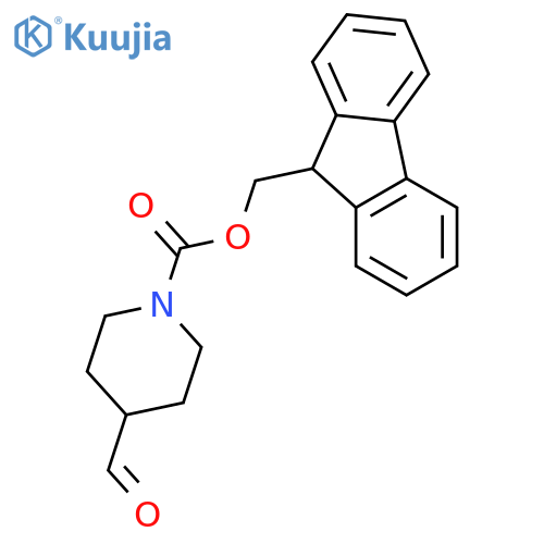 (9H-Fluoren-9-yl)methyl 4-formylpiperidine-1-carboxylate structure